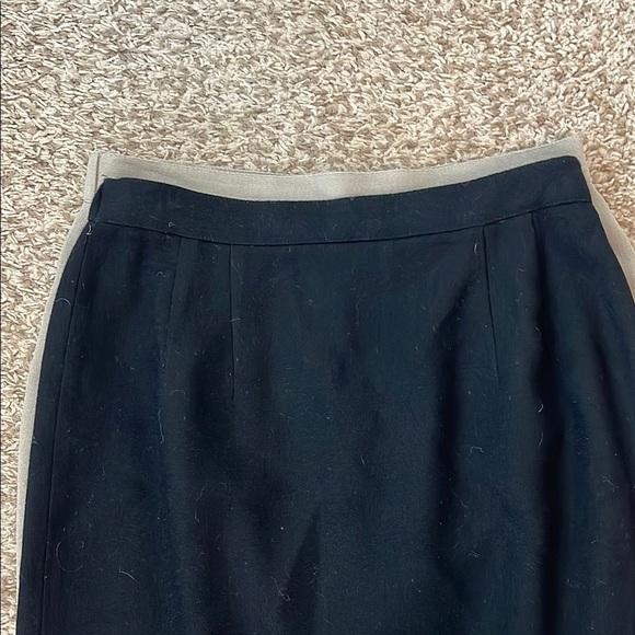 Vintage Knee Length Pencil Skirt Bundle Talbots Wool Sz 8 & Ingenuity Sz 6 - Picture 4 of 12